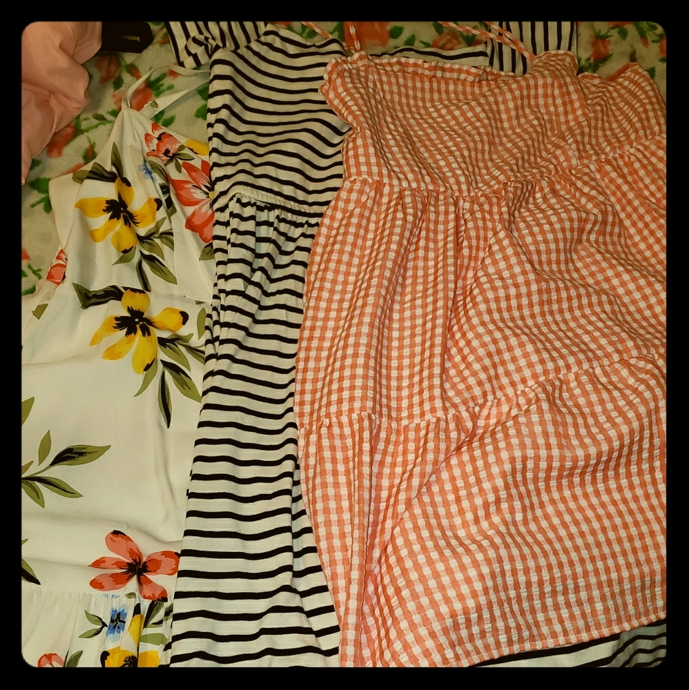 3 dresses! All size L